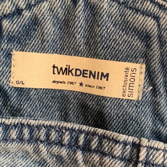 Twik Denim Shortalls - Picture 2 of 4